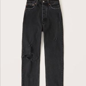 High rise dad jeans 24, short
